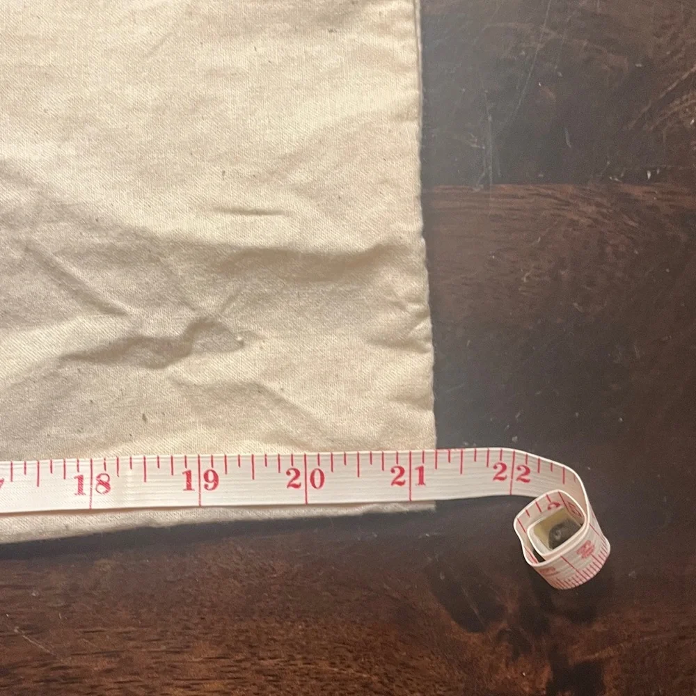 Michael Kors Cream Drawstring Dust Bag  21” x 21”